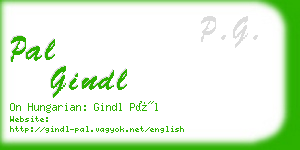 pal gindl business card